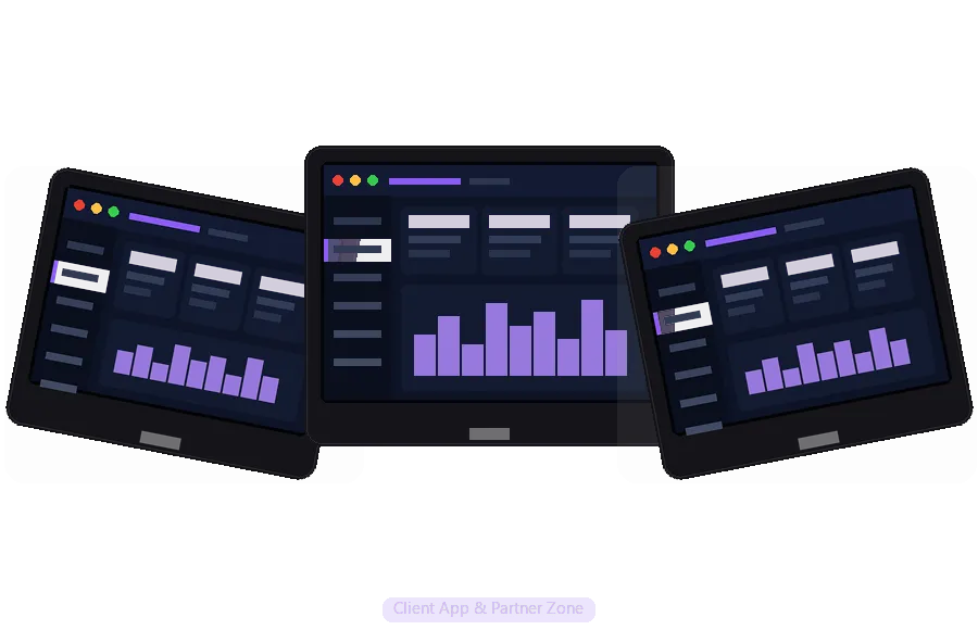 Client App & Partner Zone Platform screenshot