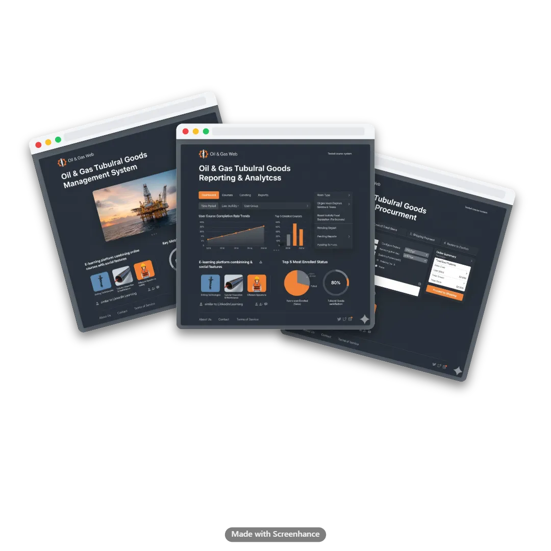 Oil & Gas Tubular Goods Management System screenshot