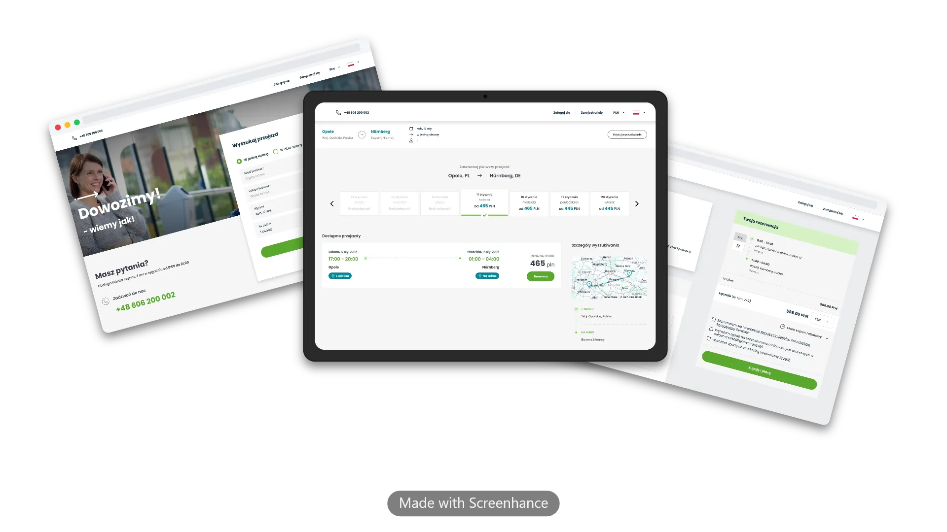 Transport E-Commerce Ticket Platform screenshot