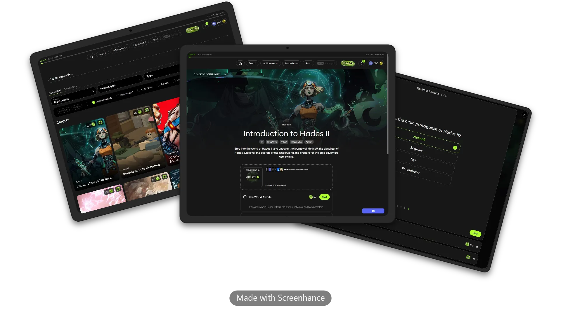 Web3 Gamification Platform screenshot