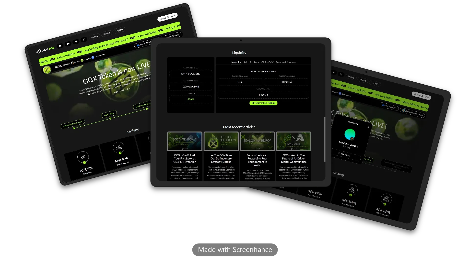 Web3 Investment Panel screenshot